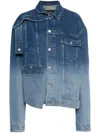 Botter Asymmetrische Jeansjacke In Blue