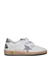 Golden Goose Ballstar Strap Nappa Upper Glitter Star And Heel
