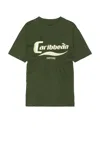 Botter Caribbean Wrinkle T-shirt In Seaweed Green