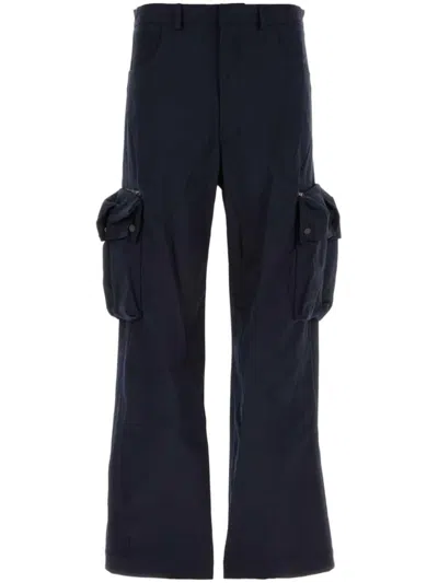 Botter Pantalone Cargo In Cotone Stretch Blu Notte Uomo In Blue