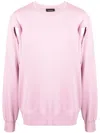 Botter Cut-out Organic Cotton Sweatshirt In Pink