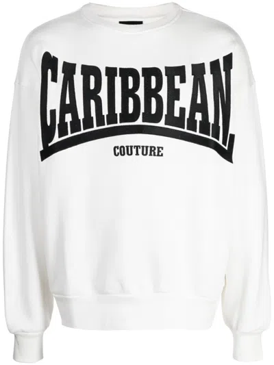 Botter Embroidered Organic Cotton Sweatshirt In White