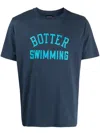 Botter Flocked-logo Organic Cotton T-shirt In Blue
