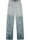 Botter Gradient-effect Straight-leg Jeans In Blue