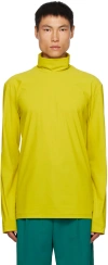 Botter Nylon Turtleneck Top In J010 Lime