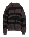 Botter Man Sweatshirt Dark Brown Size L Cotton, Organic Cotton, Elastane