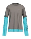 Botter Man T-shirt Grey Size M Cotton In Grey