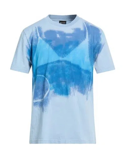 Botter Man T-shirt Light Blue Size L Cotton