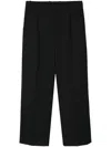 Botter Pleat-detail Tailored Trousers In Schwarz