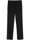 Botter Pressed-crease Wool Trousers In Black