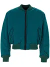 Botter Modern Ribbed Bomber With Snap Pockets In Blue