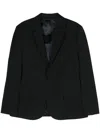Botter Single-breasted Wool Blazer In Black