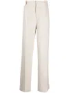 Botter Straight-leg Cotton-linen Blend Trousers In Neutrals