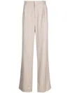 Botter Tailored Wool Trousers In Brown