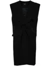 Botter Twist-detailed Virgin Wool Vest In Black