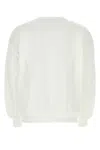Botter White Cotton Sweatshirt In White Caribbean Couture Embr