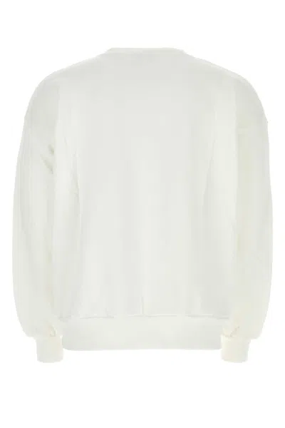 Botter White Cotton Sweatshirt In White Caribbean Couture Embr