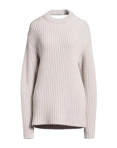 Botter Woman Sweater Beige Size M Merino Wool In Gray