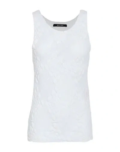 Botter Woman Top White Size Xl Polyamide, Elastane