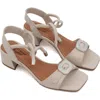 Bottero Ankle Tie Sandal In White