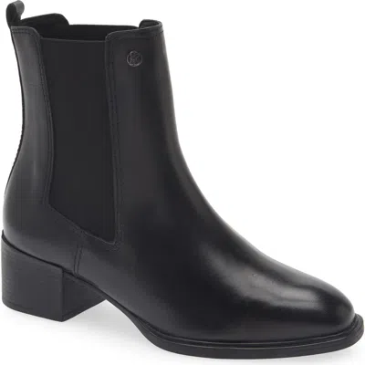 Bottero Block Heel Bootie In Black
