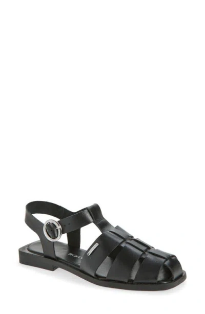 Bottero Botfisher Ankle Strap Fisherman Sandal In Black
