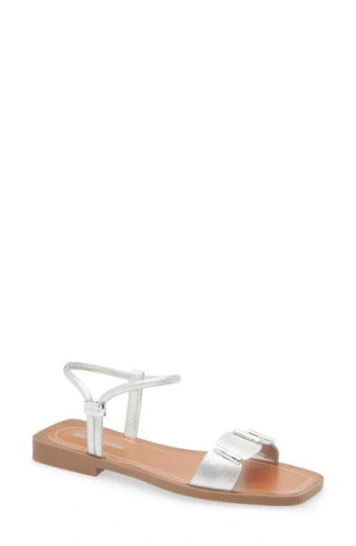 Bottero Botfisher Ankle Strap Sandal In Silver