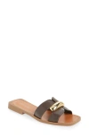 Bottero Botfisher Slide Sandal In Brown