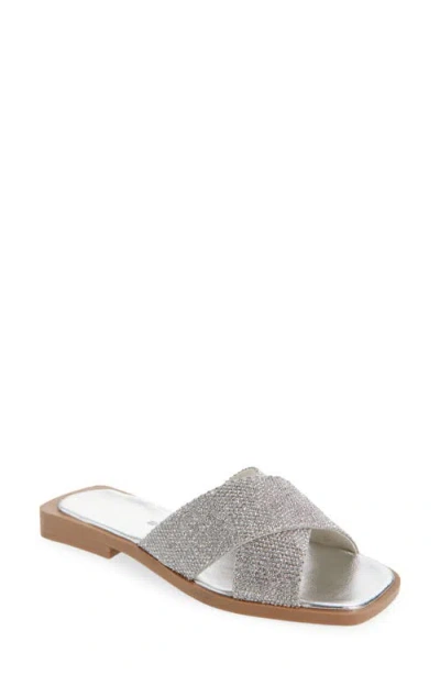 Bottero Botfisher Slide Sandal In Silver