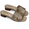 Bottero Botisabel Slide Sandal In Gold