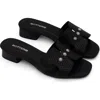 Bottero Botisabel Slide Sandal In Black