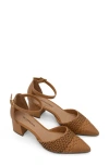 Bottero Botjanet Xxiii Ankle Strap Pointed Toe Pump