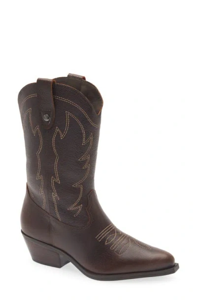 Bottero Cowboy Boot In Brown