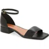 Bottero Eduara Ankle Strap Sandal In Black