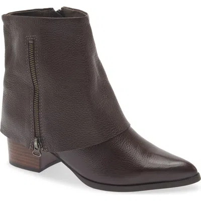 Bottero Foldover Bootie In Brown