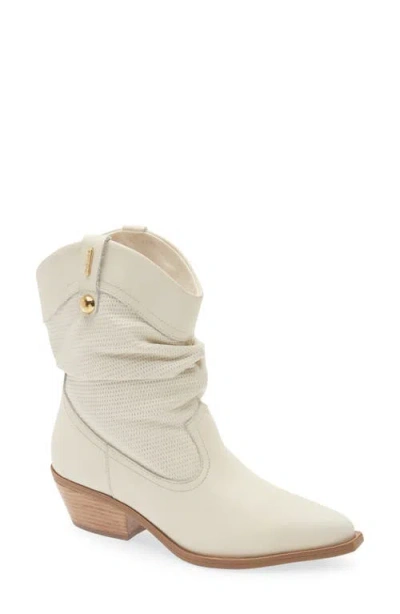 Bottero Slouch Western Boot In White