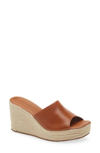 Bottero Wedge Sandal In Brown