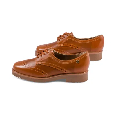 Bottero Women's Heber Oxford Shoe In Saddle In Brown