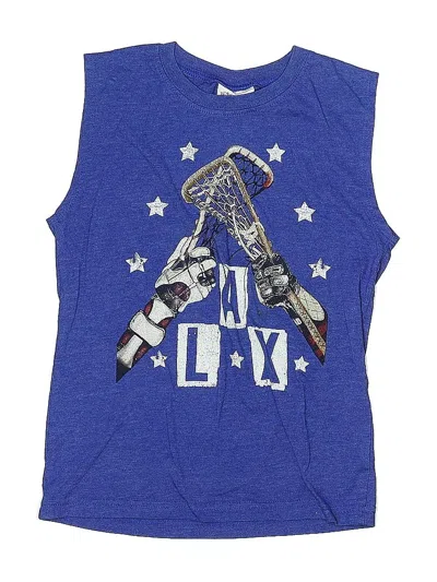 Pre-owned Bottlecapps Kids' Sleeveless T-shirt In Blue