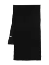 Botto Giuseppe Cashmere-blend Scarf In Black