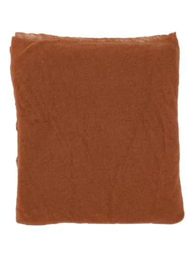 Botto Giuseppe Cashmere Scarf In Brown