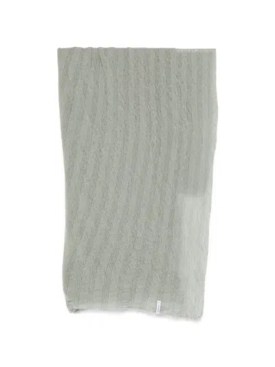 Botto Giuseppe Cashmere Scarf In Green