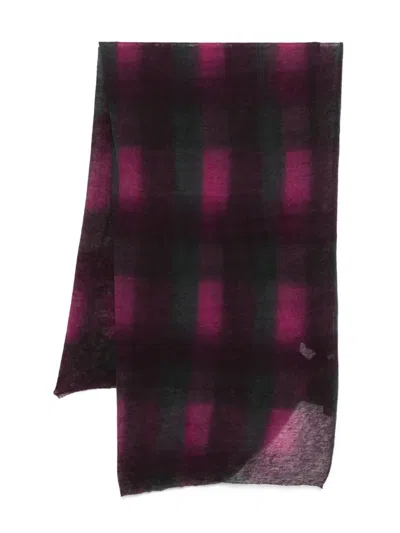 Botto Giuseppe Checked-pattern Scarf In Multi