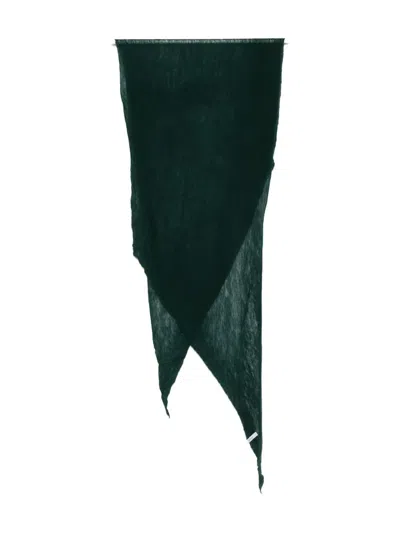 Botto Giuseppe Diamond Scarf In Green