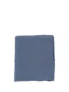 Botto Giuseppe Fine Knit Cashmere Scarf In Blue