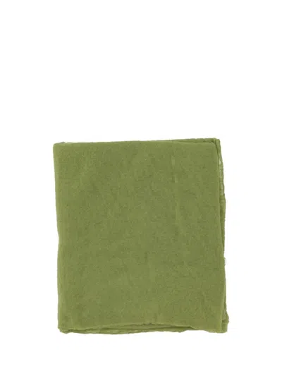 Botto Giuseppe Fine Knit Cashmere Scarf In Green