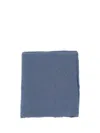 Botto Giuseppe Fine Knit Cashmere Scarf In Blue