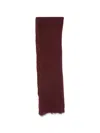 Botto Giuseppe 프린지 스카프 In Burgundy