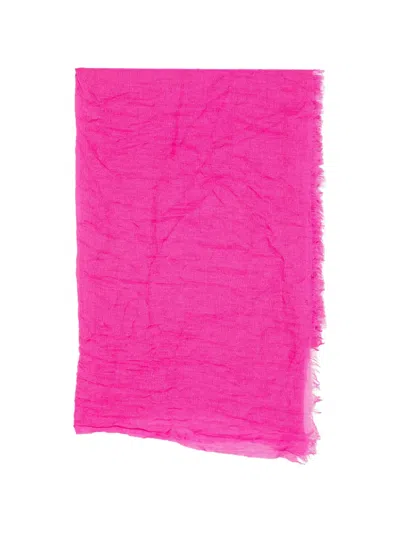Botto Giuseppe 프린지 에지 스카프 In Pink