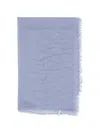 Botto Giuseppe 프린지 에지 스카프 In Blue